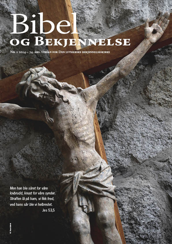 Bibel og bekjennelse 1-2014 (forside)