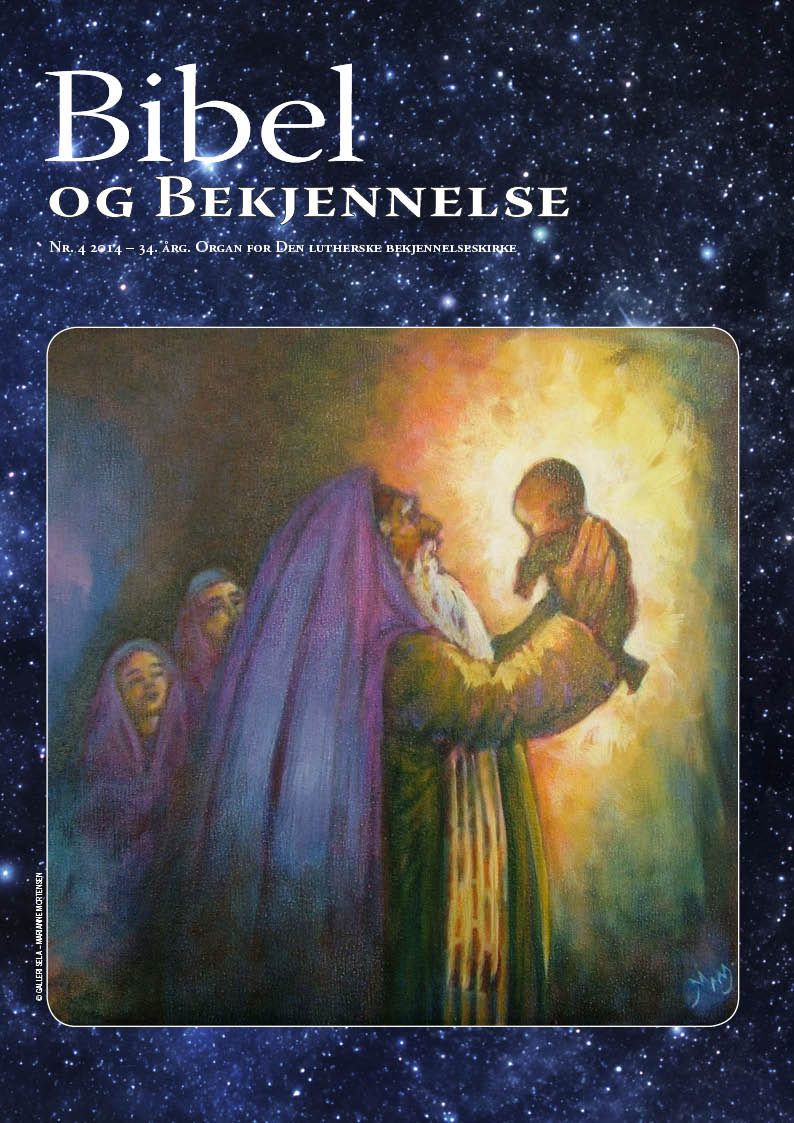 Bibel og bekjennelse 4-2014 (forside)