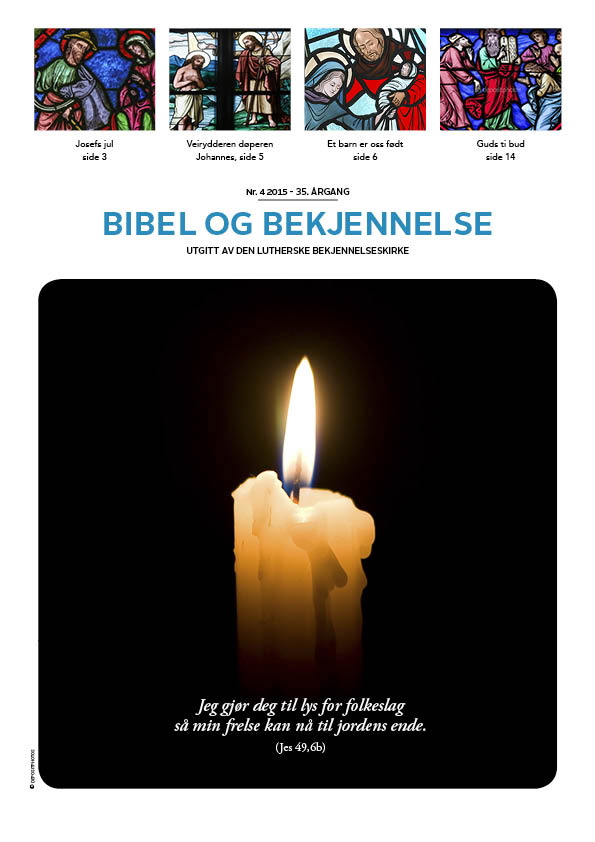 Bibel og bekjennelse 4-2015 (forside)